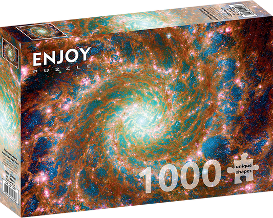 1000 Pieces Jigsaw Puzzle - Phantom Galaxy Across the Spectrum (1949)
