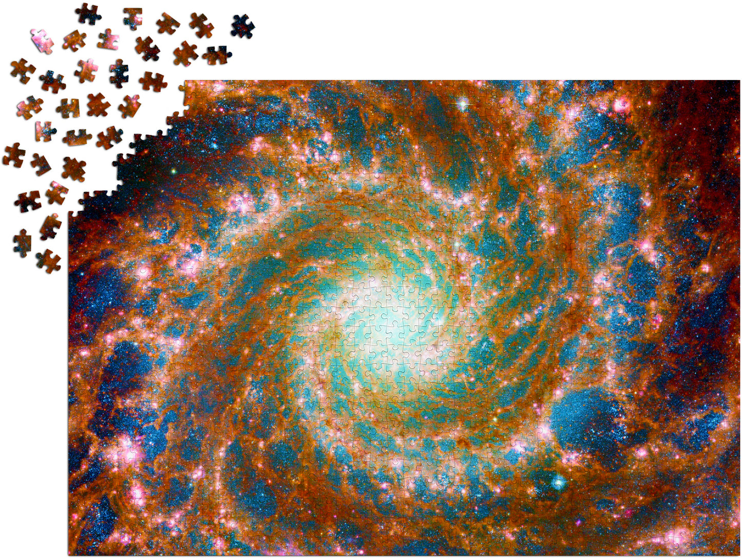 1000 Pieces Jigsaw Puzzle - Phantom Galaxy Across the Spectrum (1949)