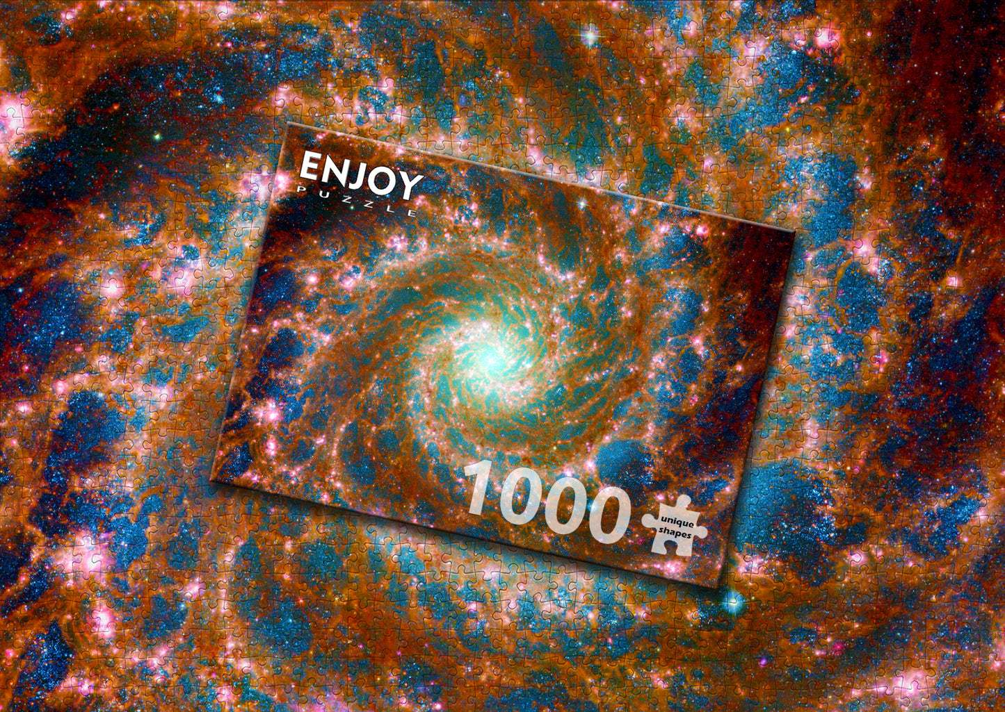 1000 Pieces Jigsaw Puzzle - Phantom Galaxy Across the Spectrum (1949)