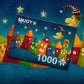 1000 Pieces Jigsaw Puzzle - Fantasy Colorful Houses (1952)