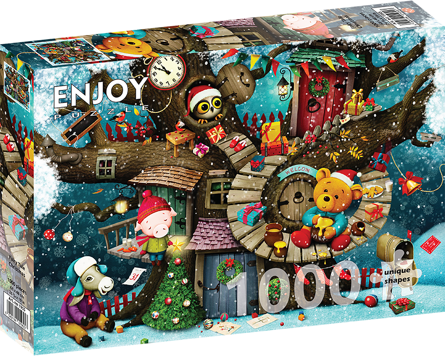 1000 Pieces Jigsaw Puzzle - Fairy Tale Christmas (1955)