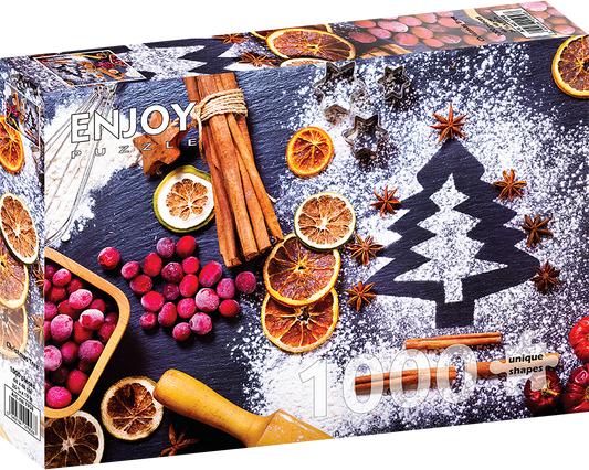 1000 Pieces Jigsaw Puzzle - Christmas Tree (1958)
