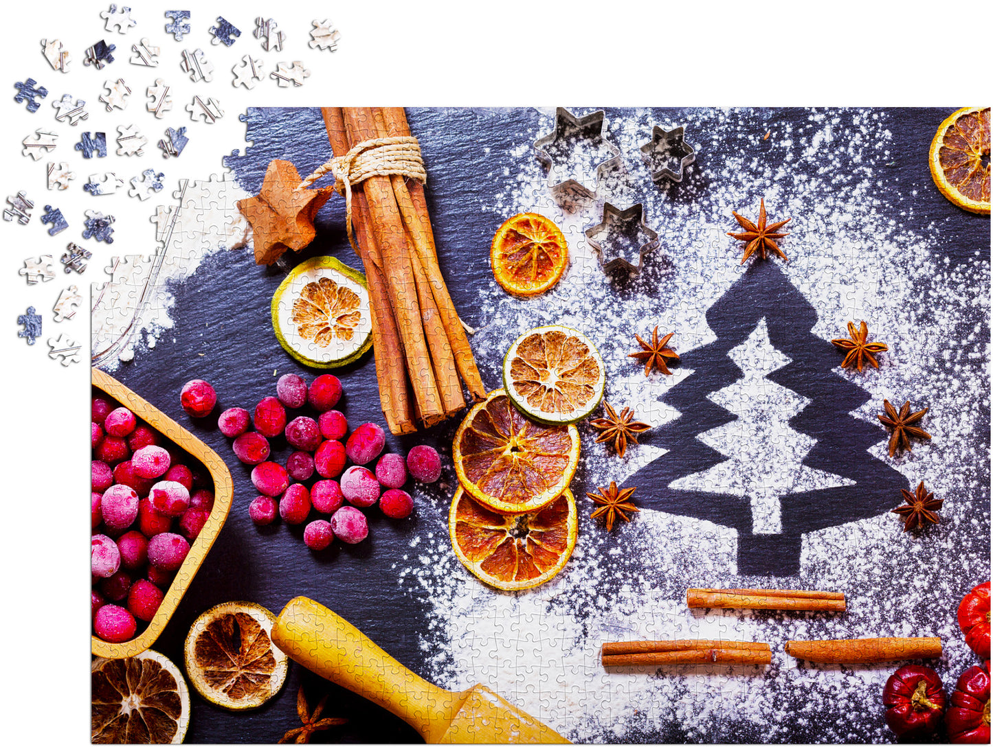 1000 Pieces Jigsaw Puzzle - Christmas Tree (1958)