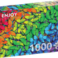 1000 Pieces Jigsaw Puzzle - Rainbow Butterflies (1961)