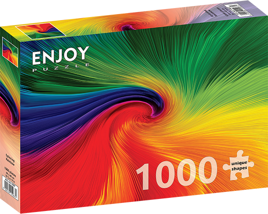 1000 Pieces Jigsaw Puzzle - Spinning Rainbow (1967)