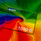 1000 Pieces Jigsaw Puzzle - Spinning Rainbow (1967)
