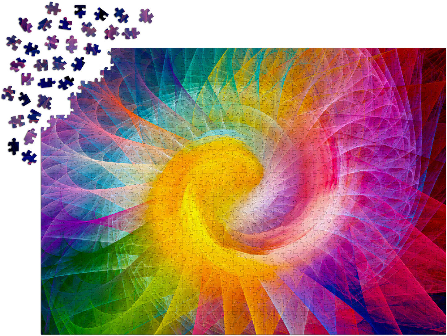 1000 Pieces Jigsaw Puzzle - Rainbow Halo (1973)