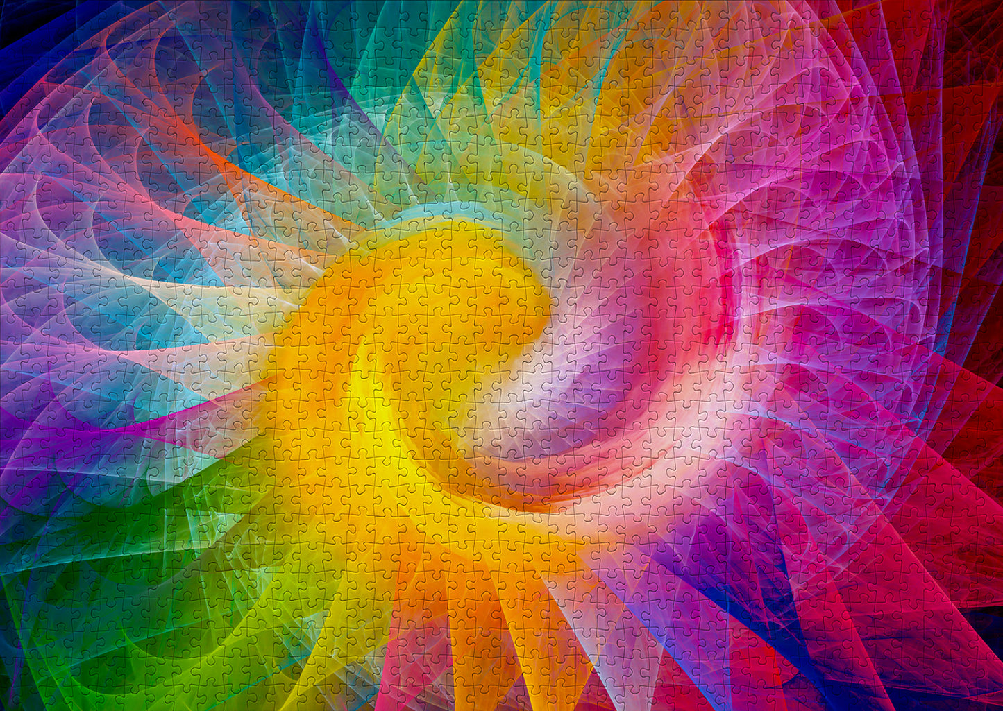 1000 Pieces Jigsaw Puzzle - Rainbow Halo (1973)