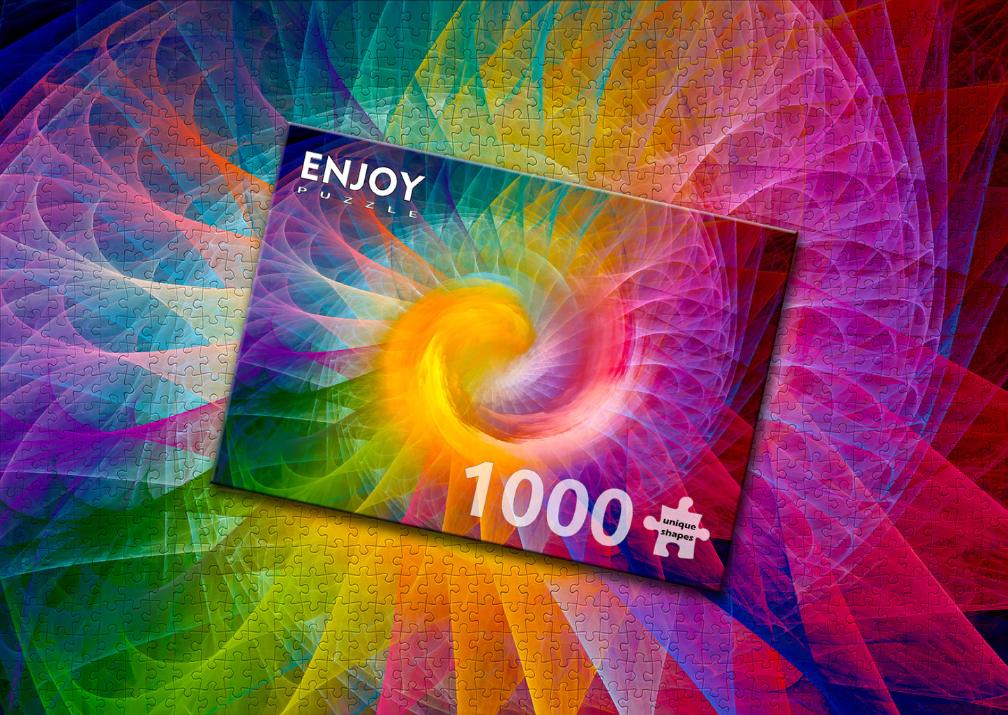 1000 Pieces Jigsaw Puzzle - Rainbow Halo (1973)