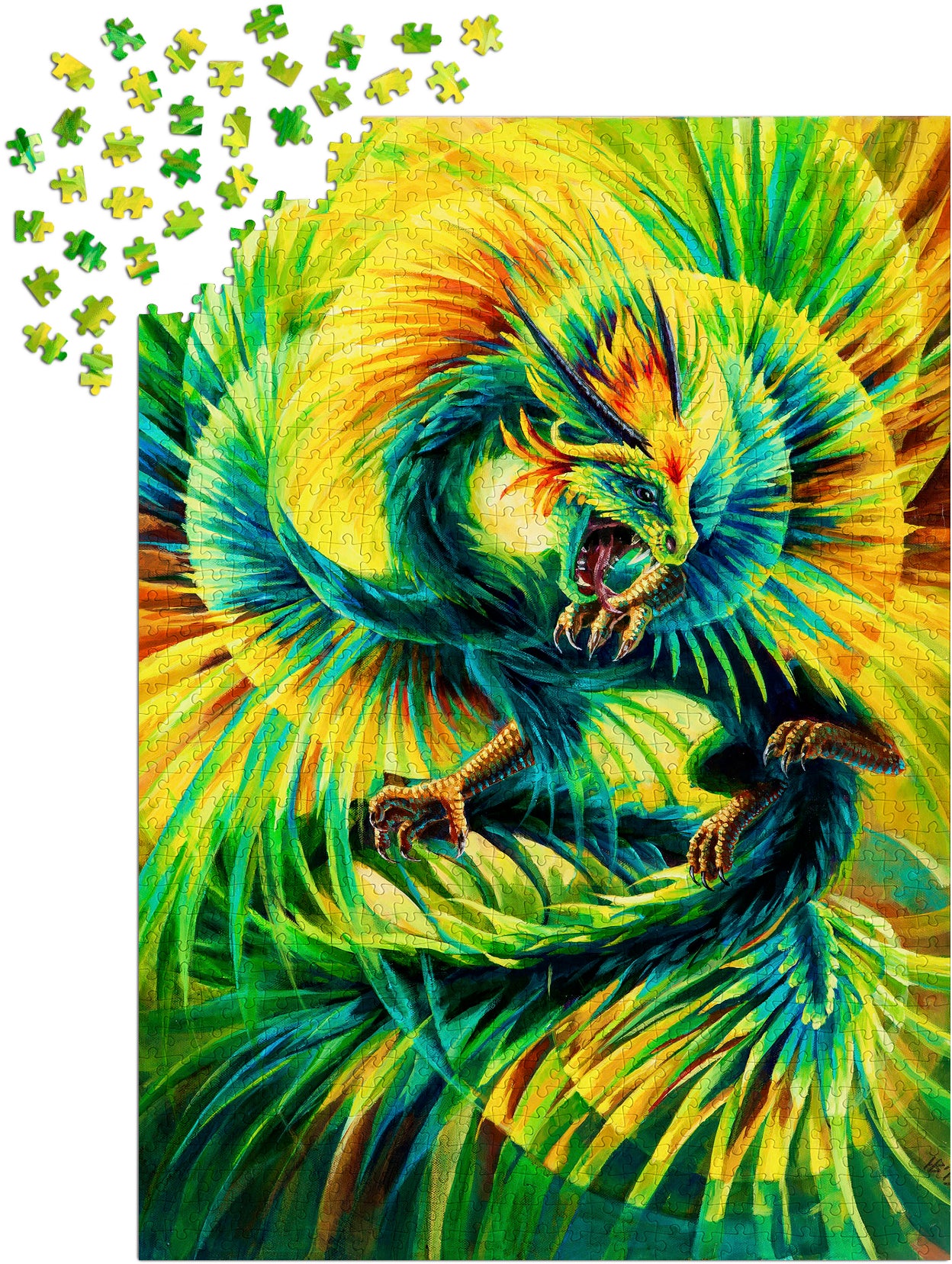 1000 Pieces Jigsaw Puzzle - Quetzalcoatl (2014)