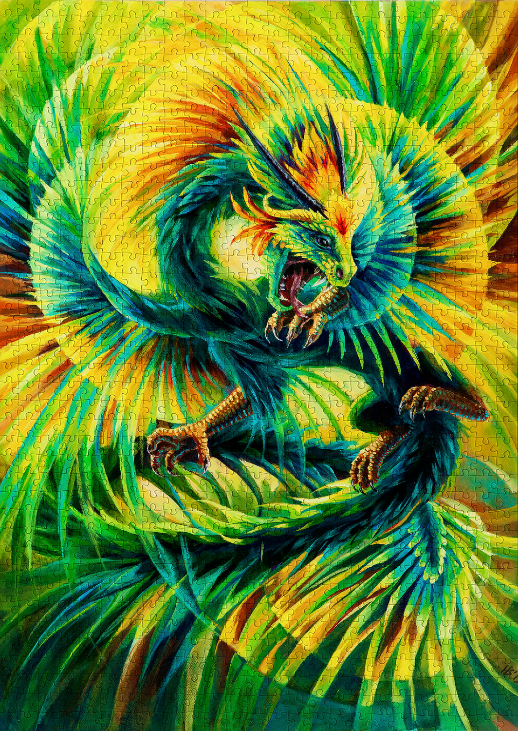 1000 Pieces Jigsaw Puzzle - Quetzalcoatl (2014)