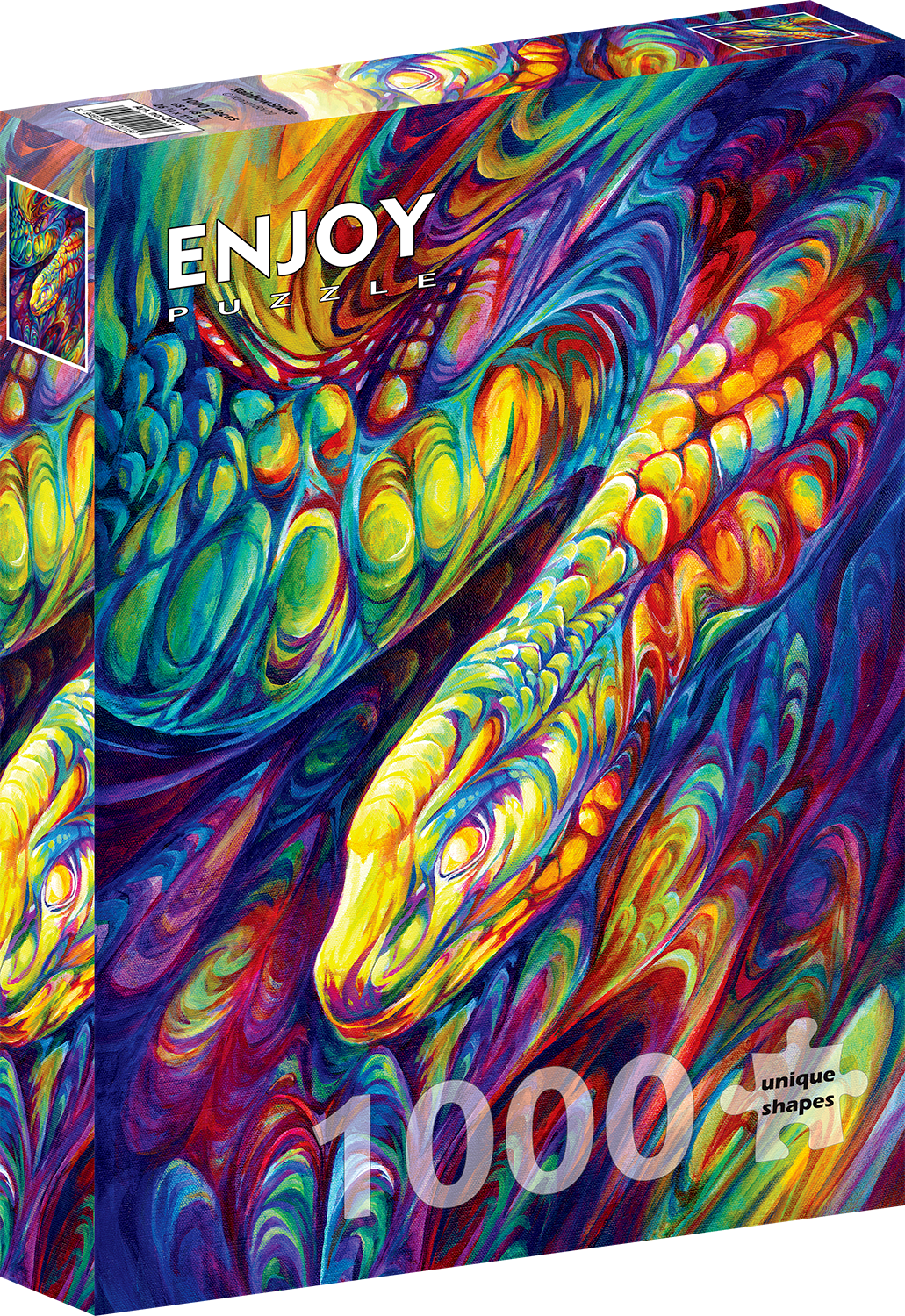 1000 Pieces Jigsaw Puzzle - Rainbow Snake (2015)