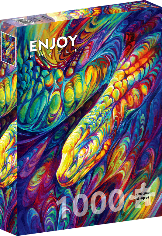 1000 Pieces Jigsaw Puzzle - Rainbow Snake (2015)