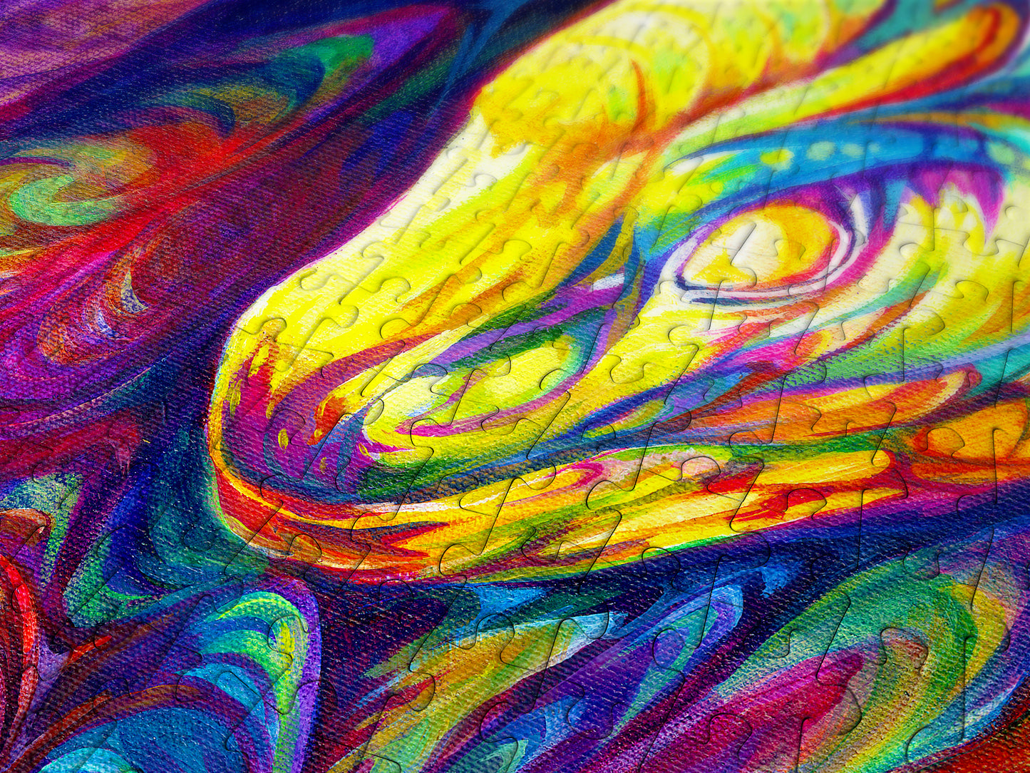 1000 Pieces Jigsaw Puzzle - Rainbow Snake (2015)