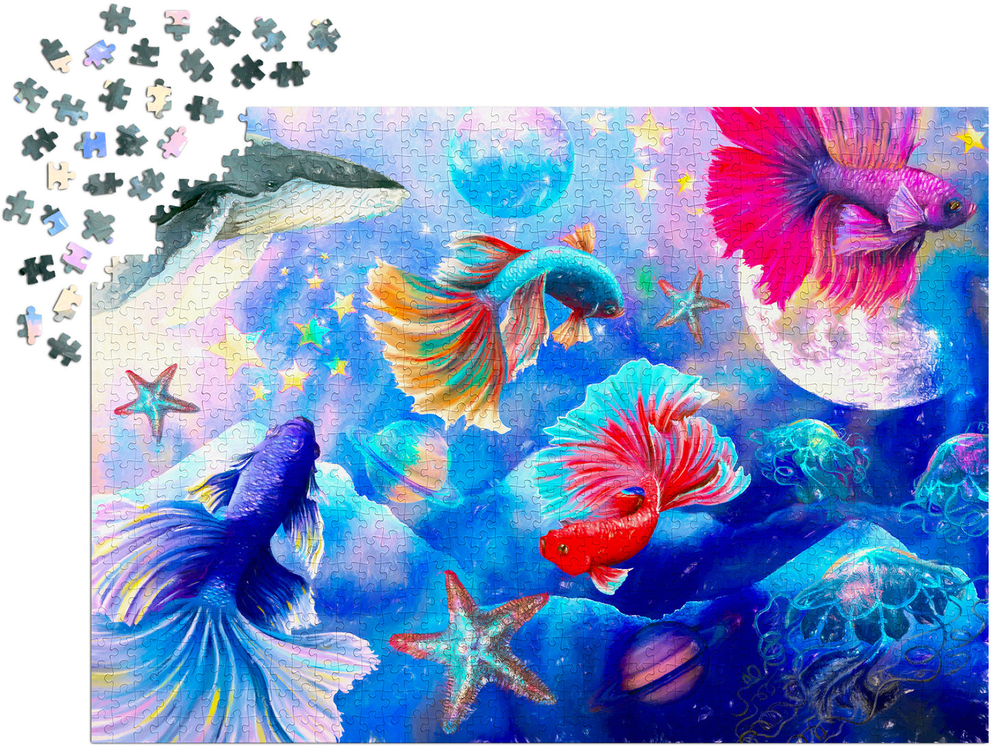 1000 Pieces Jigsaw Puzzle - Deep Sea Galaxy (2024)