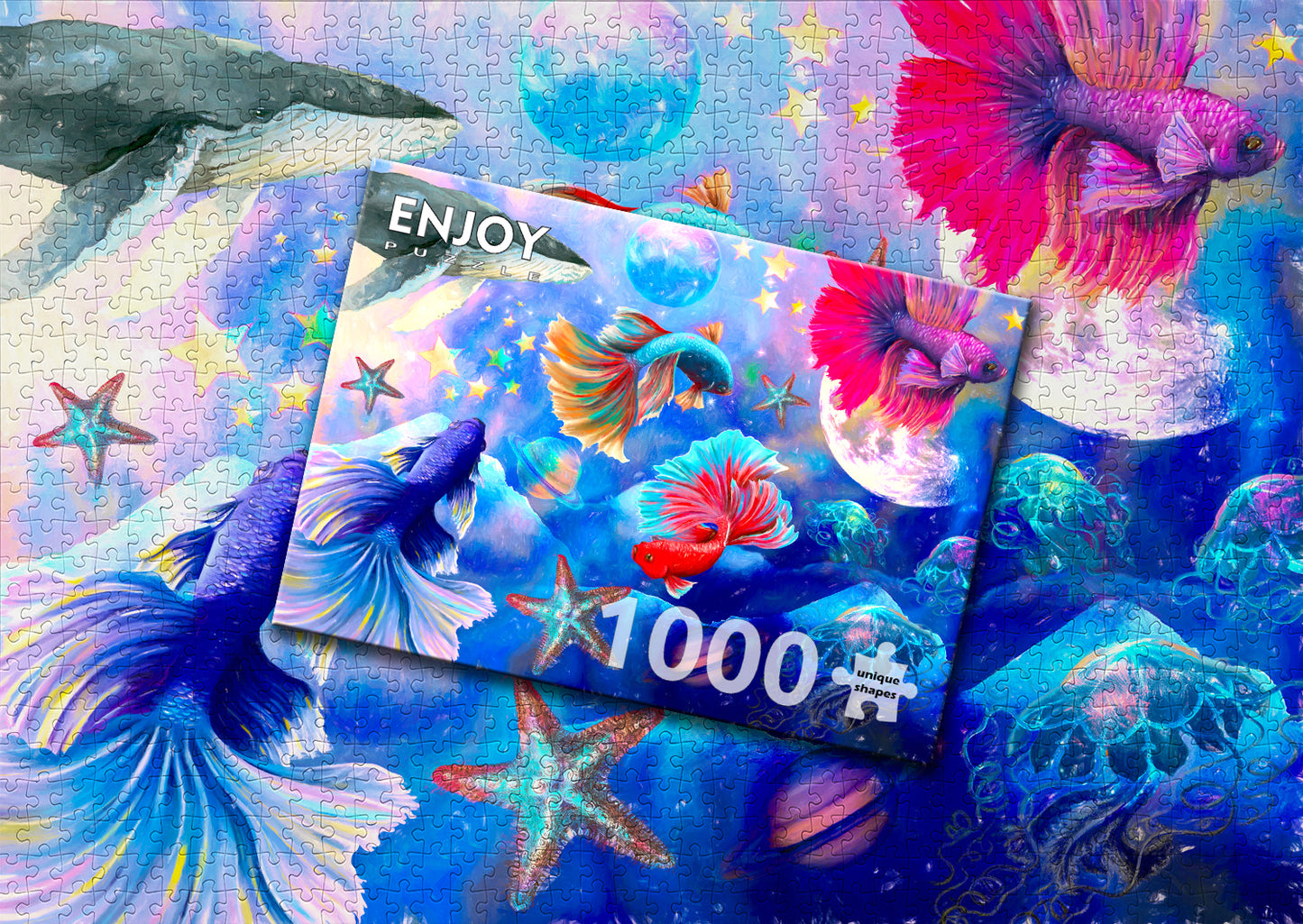 1000 Pieces Jigsaw Puzzle - Deep Sea Galaxy (2024)