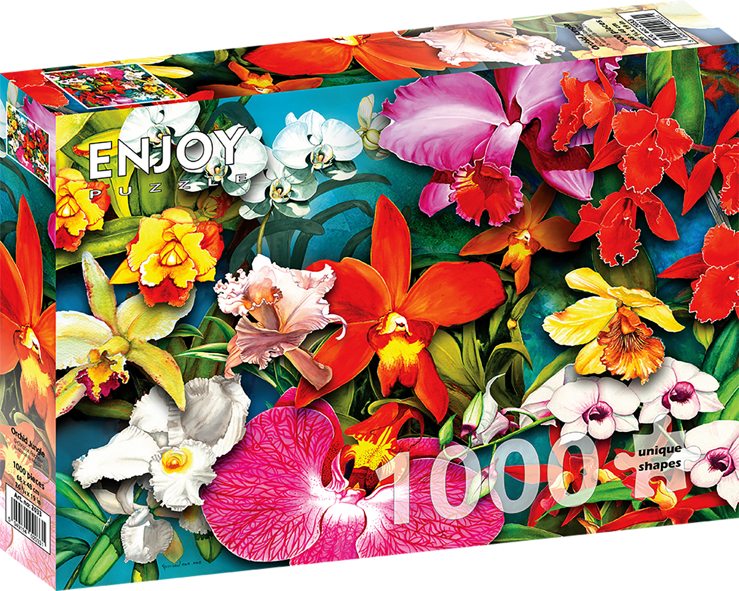 1000 Pieces Jigsaw Puzzle - Orchid Jungle (2033)