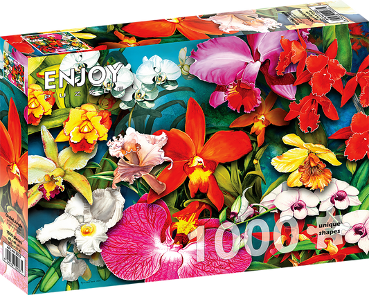 1000 Pieces Jigsaw Puzzle - Orchid Jungle (2033)