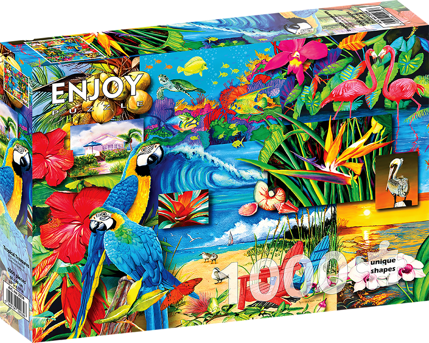 1000 Pieces Jigsaw Puzzle - Tropical Treasures (2034)