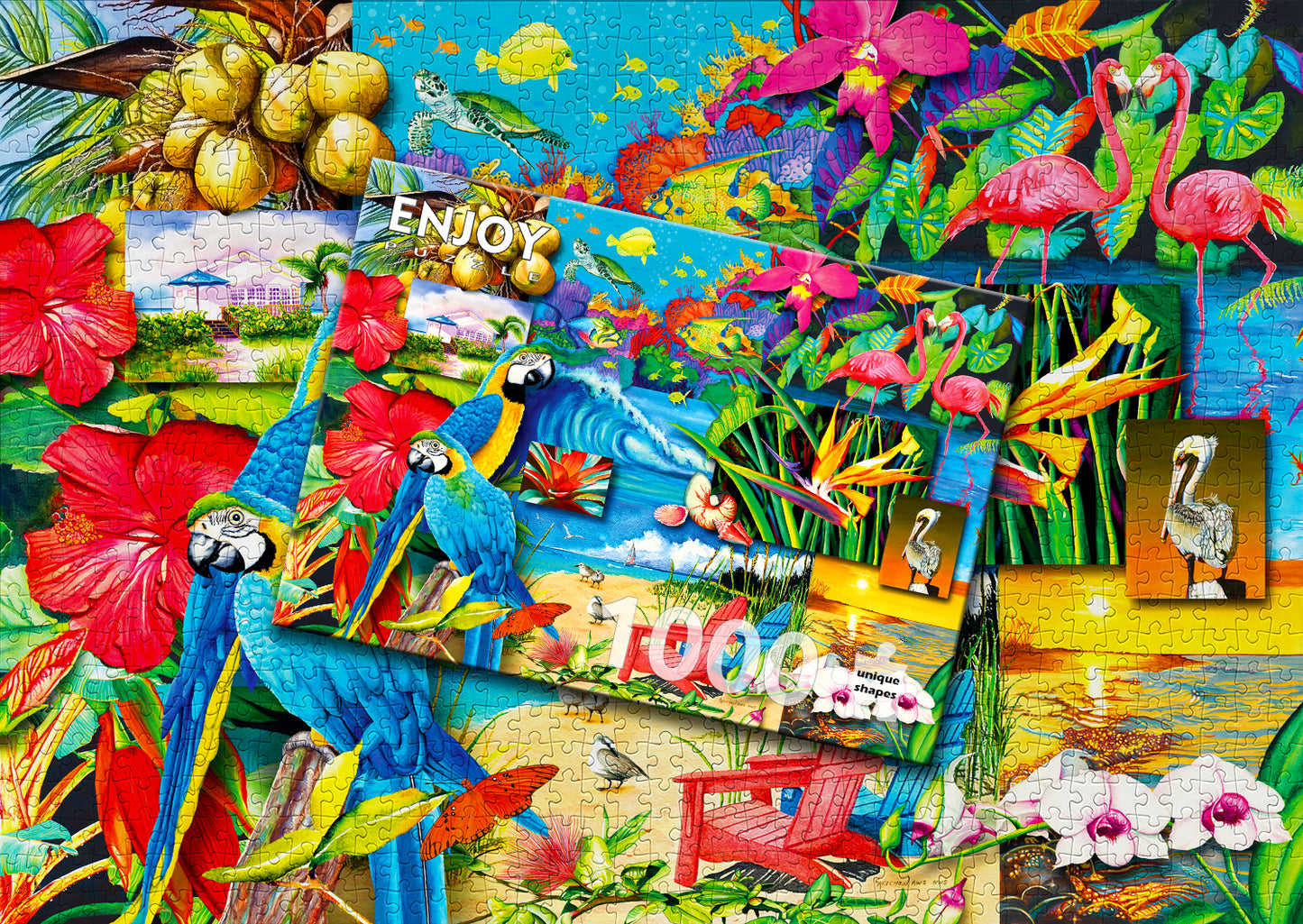 1000 Pieces Jigsaw Puzzle - Tropical Treasures (2034)