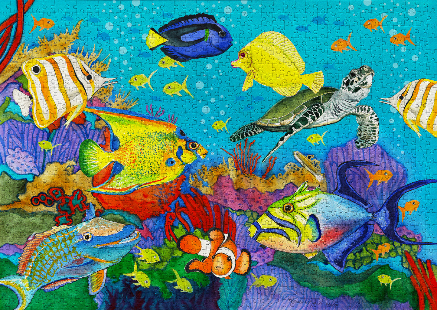 1000 Pieces Jigsaw Puzzle - Underwater Rainbow (2035)