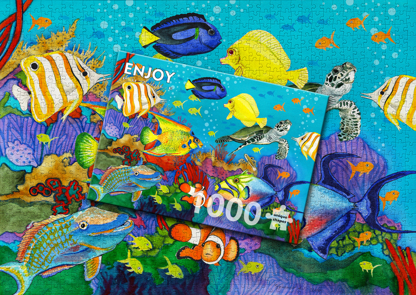 1000 Pieces Jigsaw Puzzle - Underwater Rainbow (2035)