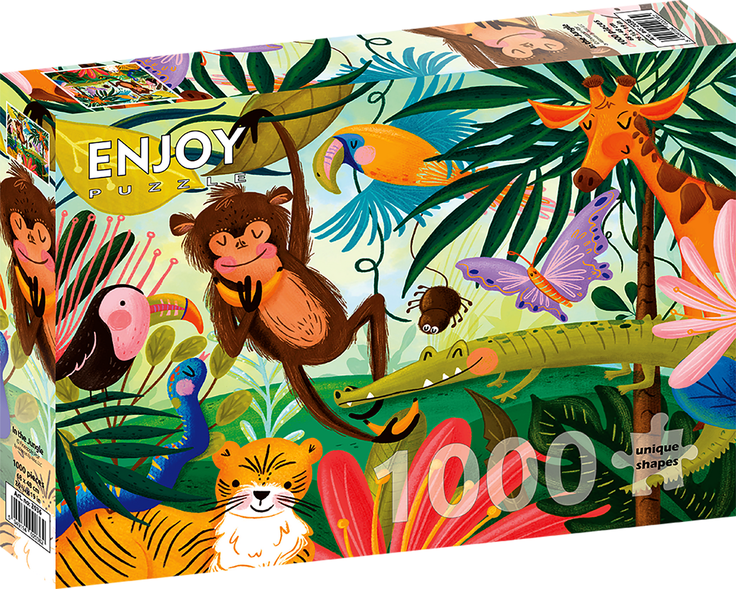 1000 Pieces Jigsaw Puzzle - In the Jungle (2036)
