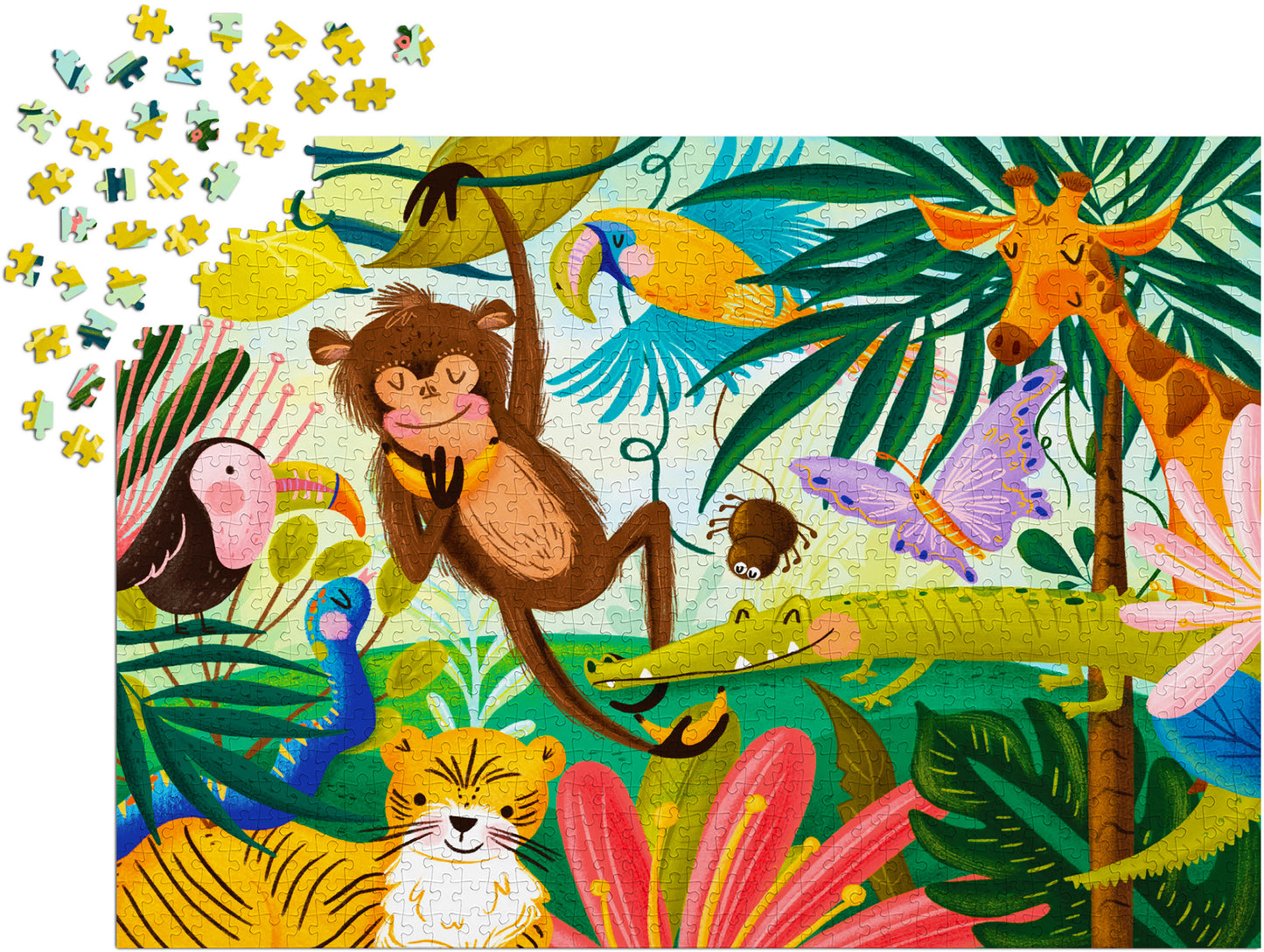 1000 Pieces Jigsaw Puzzle - In the Jungle (2036)