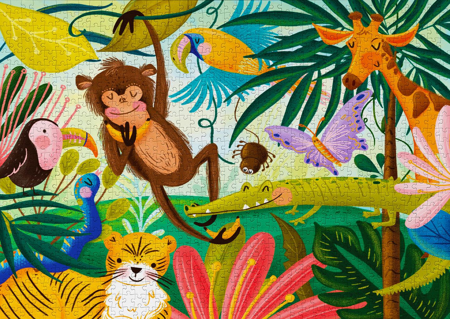 1000 Pieces Jigsaw Puzzle - In the Jungle (2036)