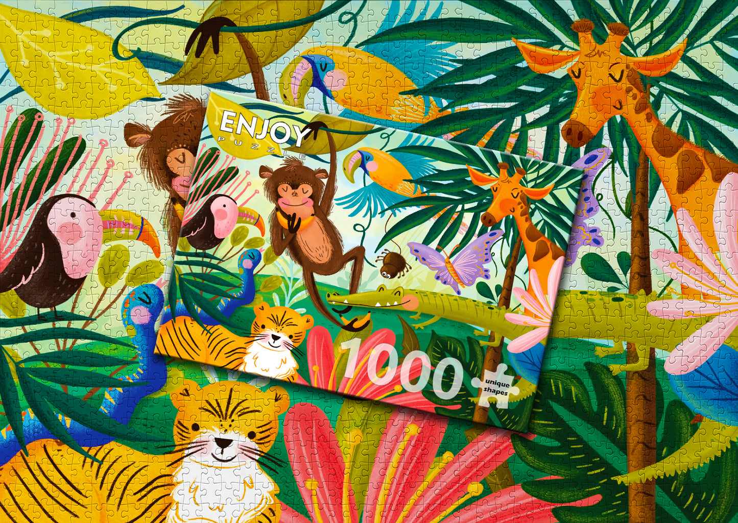 1000 Pieces Jigsaw Puzzle - In the Jungle (2036)
