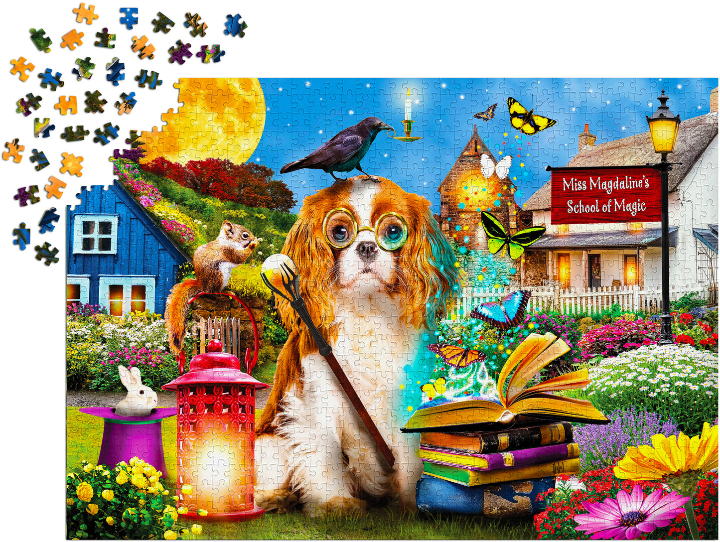 1000 Pieces Jigsaw Puzzle - Magic School (2039)