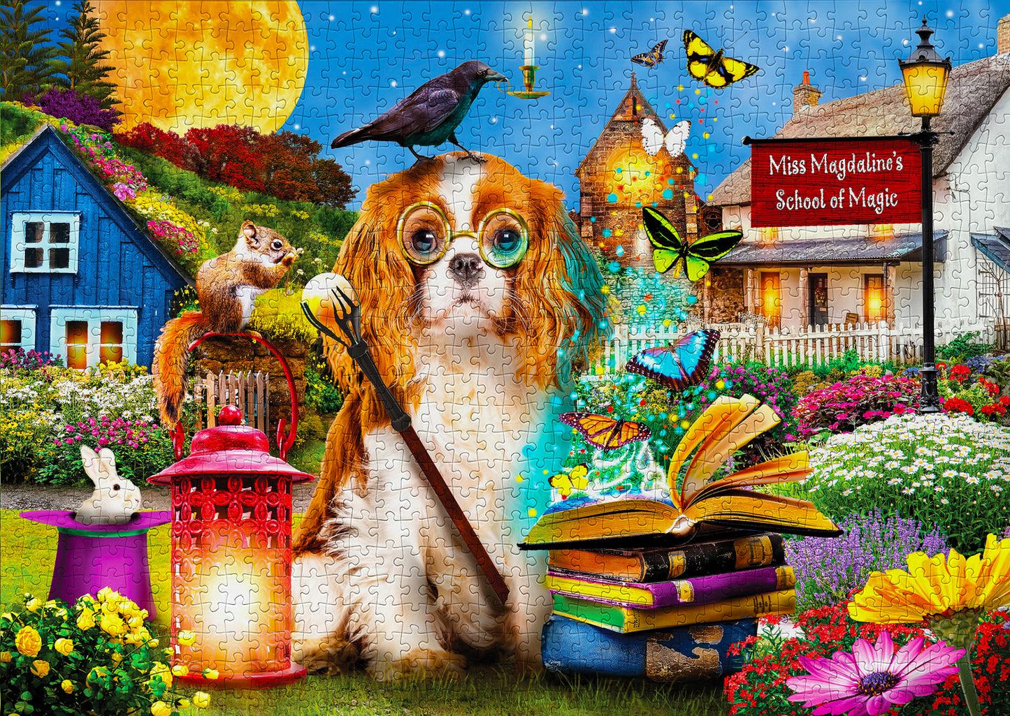 1000 Pieces Jigsaw Puzzle - Magic School (2039)