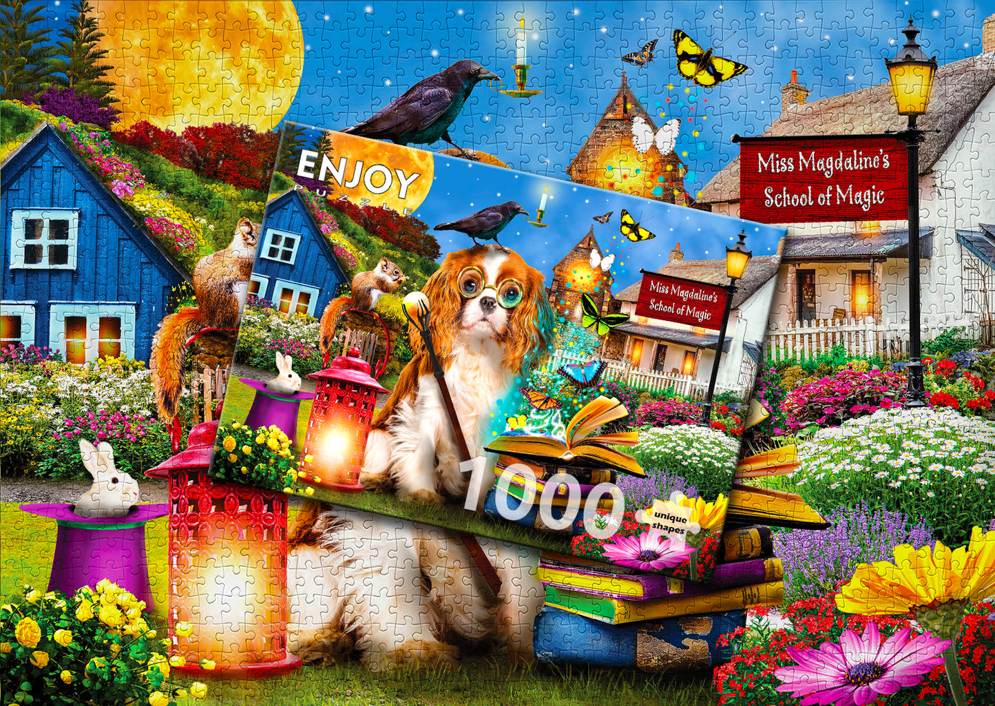 1000 Pieces Jigsaw Puzzle - Magic School (2039)