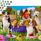 1000 Pieces Jigsaw Puzzle - Puppy Patch (2040)