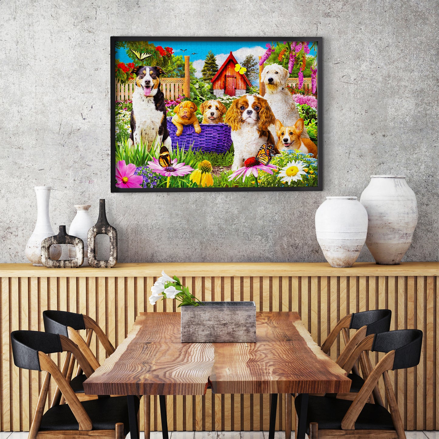1000 Pieces Jigsaw Puzzle - Puppy Patch (2040)