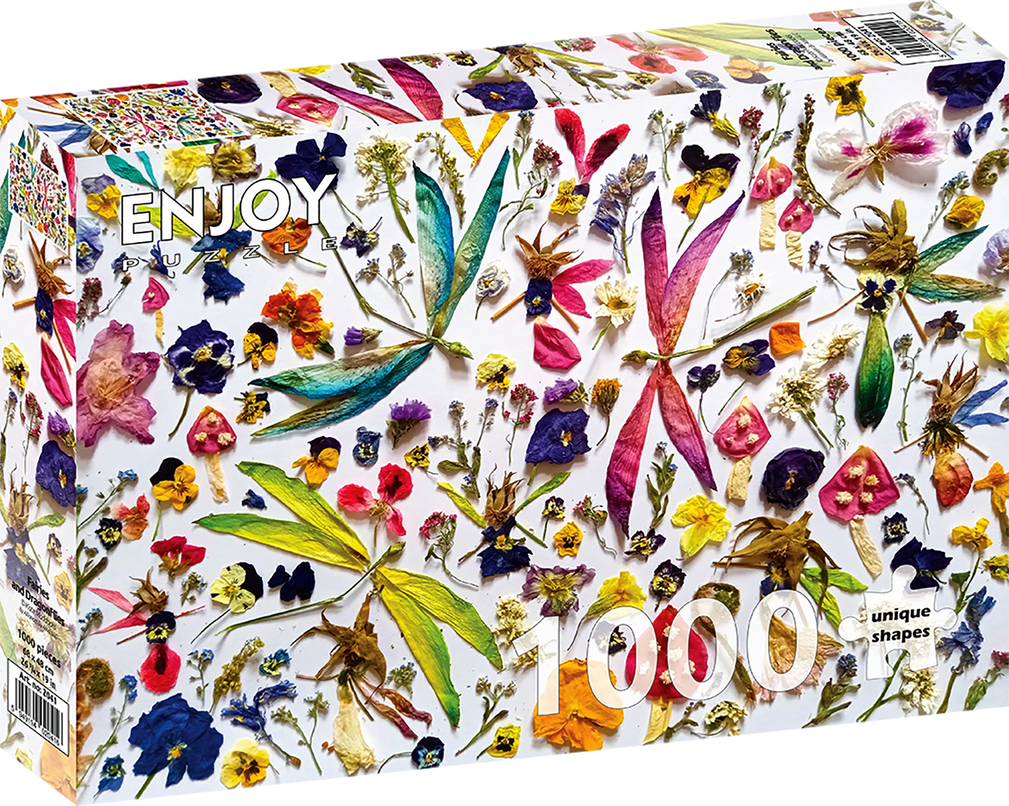 1000 Pieces Jigsaw Puzzle - Fairies and Dragonflies (2041)