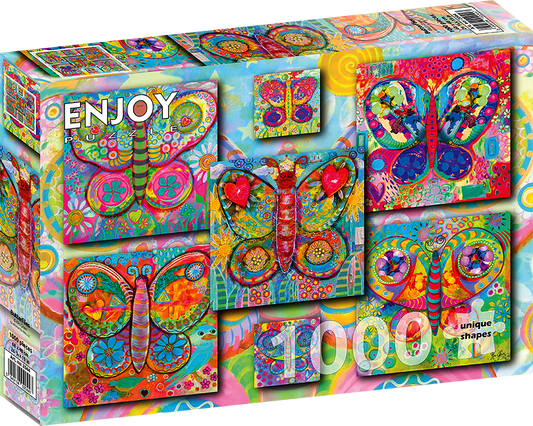 1000 Pieces Jigsaw Puzzle - Butterflies (2044)