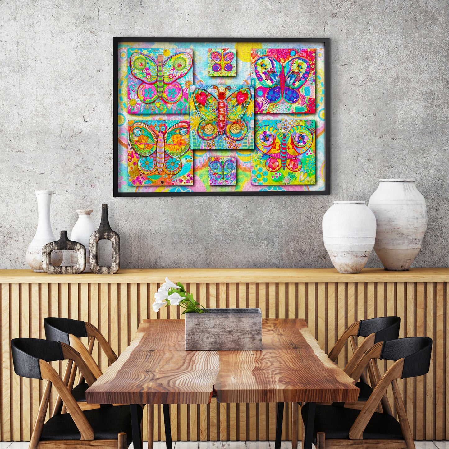 1000 Pieces Jigsaw Puzzle - Butterflies (2044)