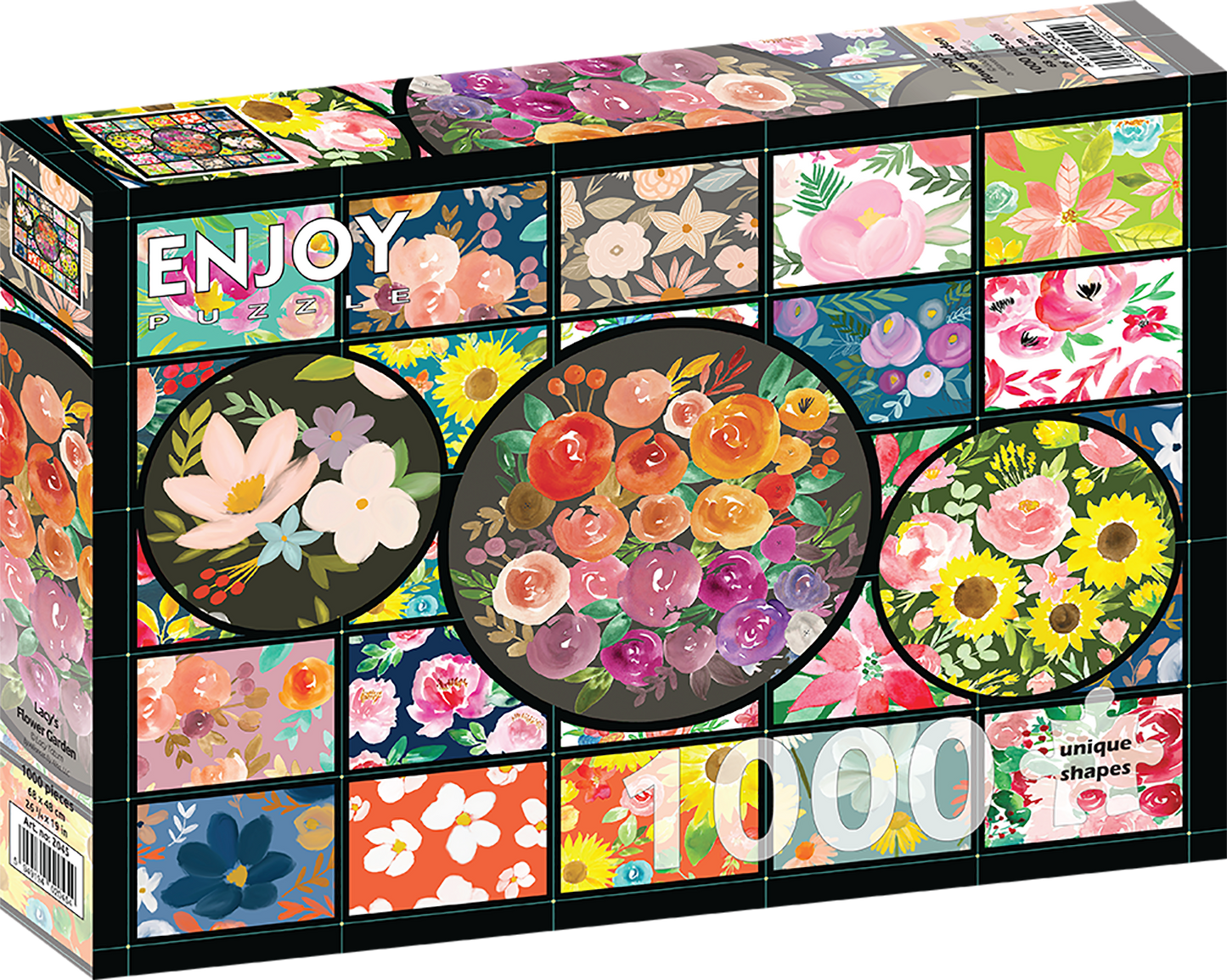 1000 Pieces Jigsaw Puzzle - Lacy's Flower Garden (2045)