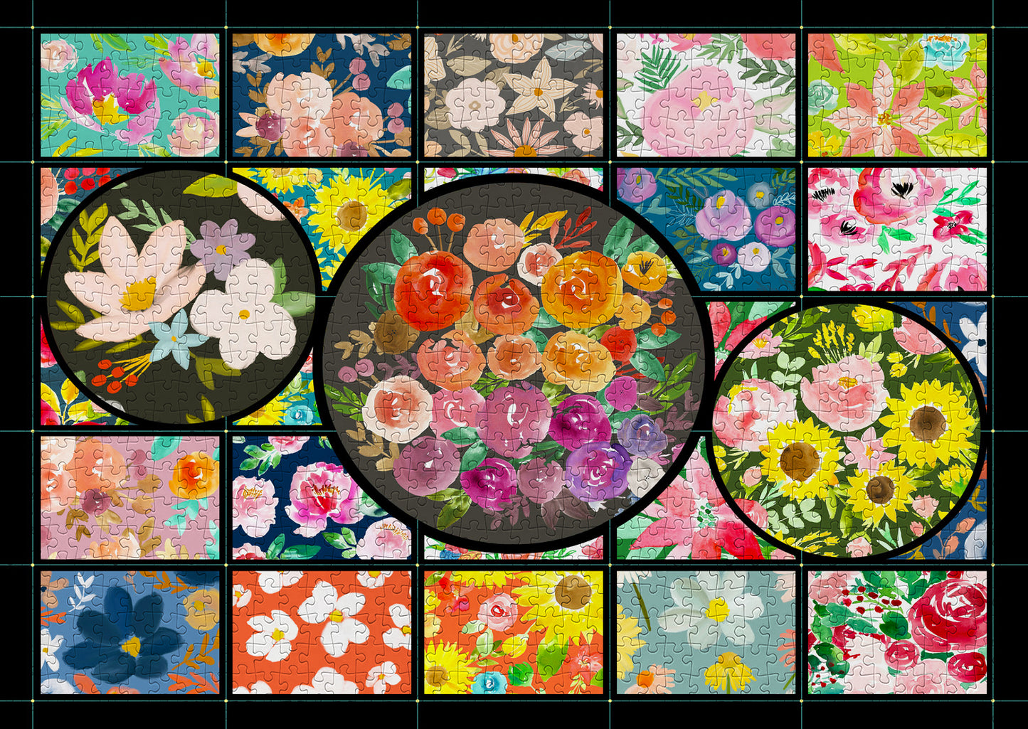 1000 Pieces Jigsaw Puzzle - Lacy's Flower Garden (2045)