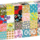 1000 Pieces Jigsaw Puzzle - Floral Patterns (2046)