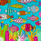 1000 Pieces Jigsaw Puzzle - Patterned Fishes (2049)