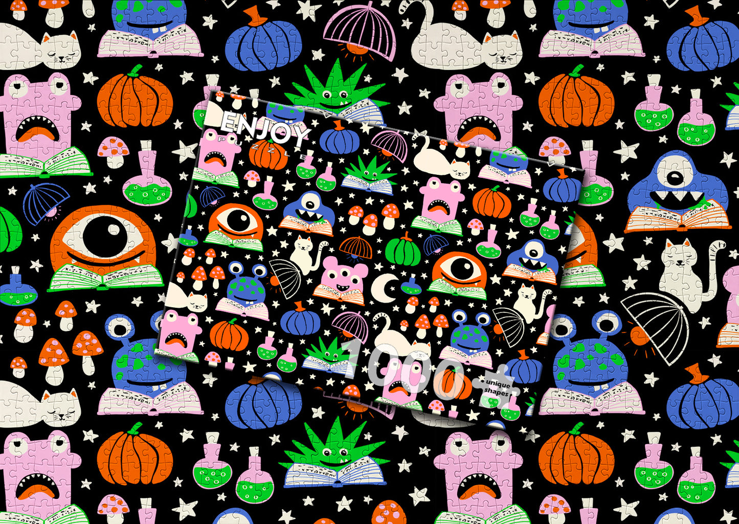 1000 Pieces Jigsaw Puzzle - Monsters At Work (2051)