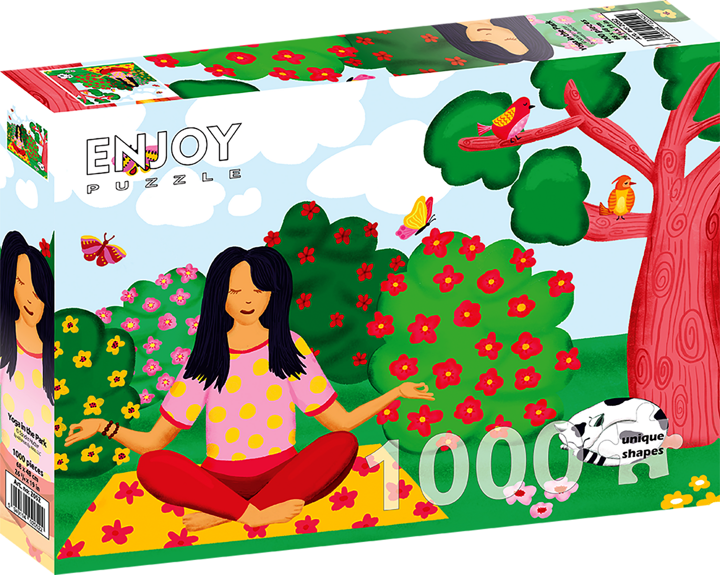 1000 Pieces Jigsaw Puzzle - Yoga in the Park (2052)