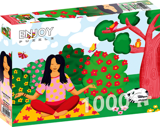 1000 Pieces Jigsaw Puzzle - Yoga in the Park (2052)