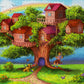 1000 Pieces Jigsaw Puzzle - Treehouses (2053)