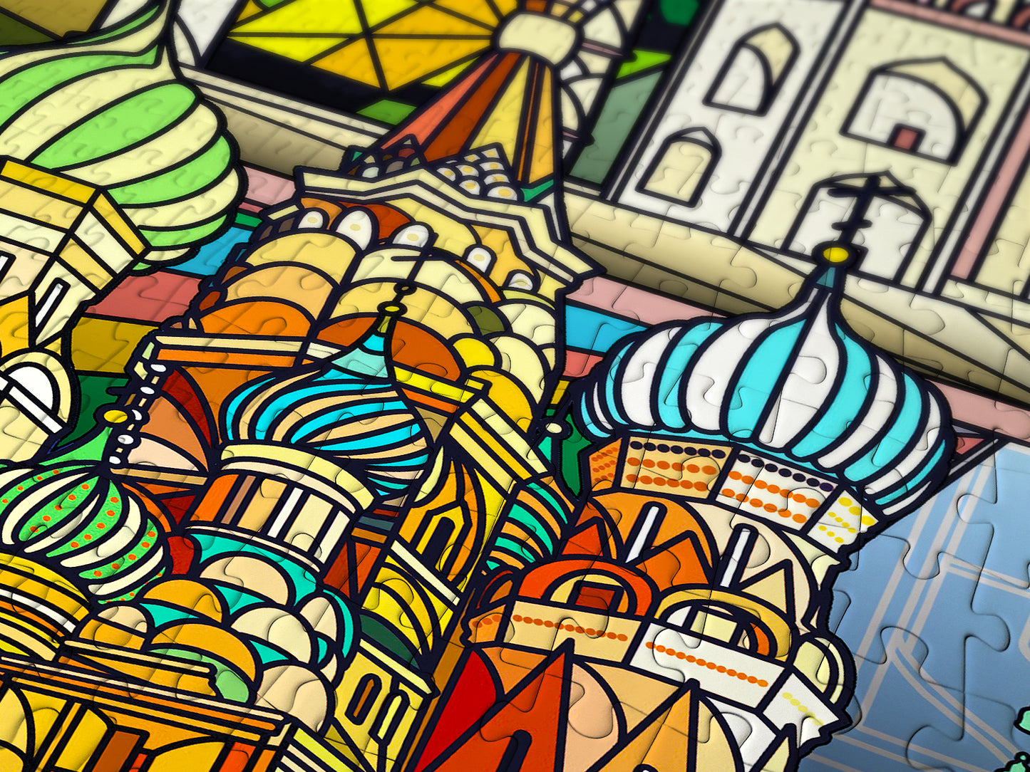 1000 Pieces Jigsaw Puzzle - World Landmarks (2054)