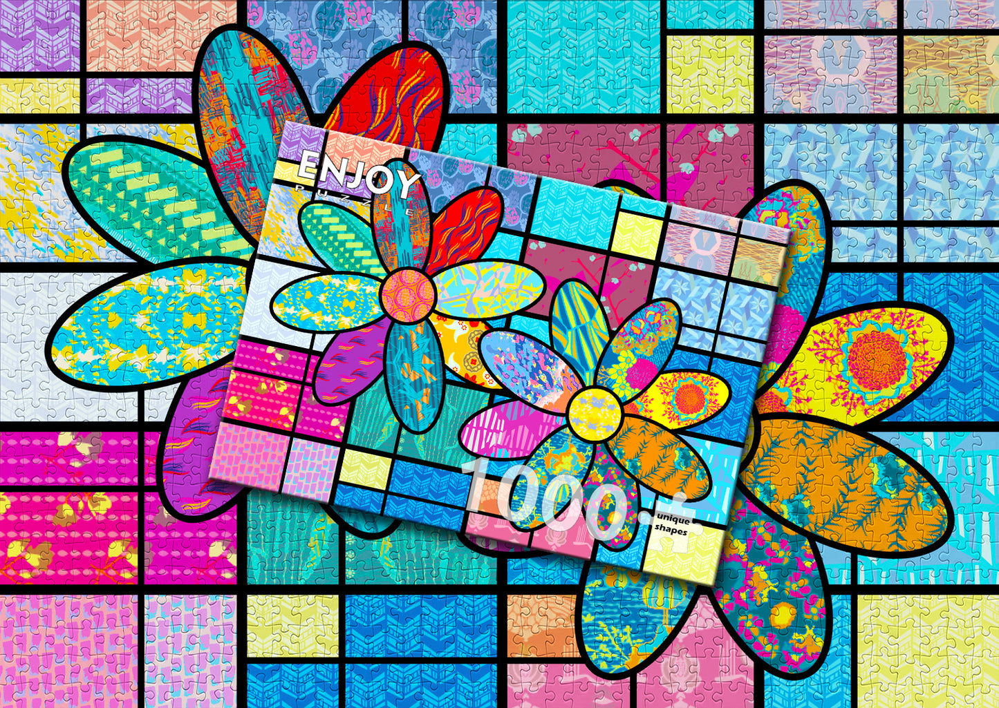 1000 Pieces Jigsaw Puzzle - Designer Patterns 3 (2057)