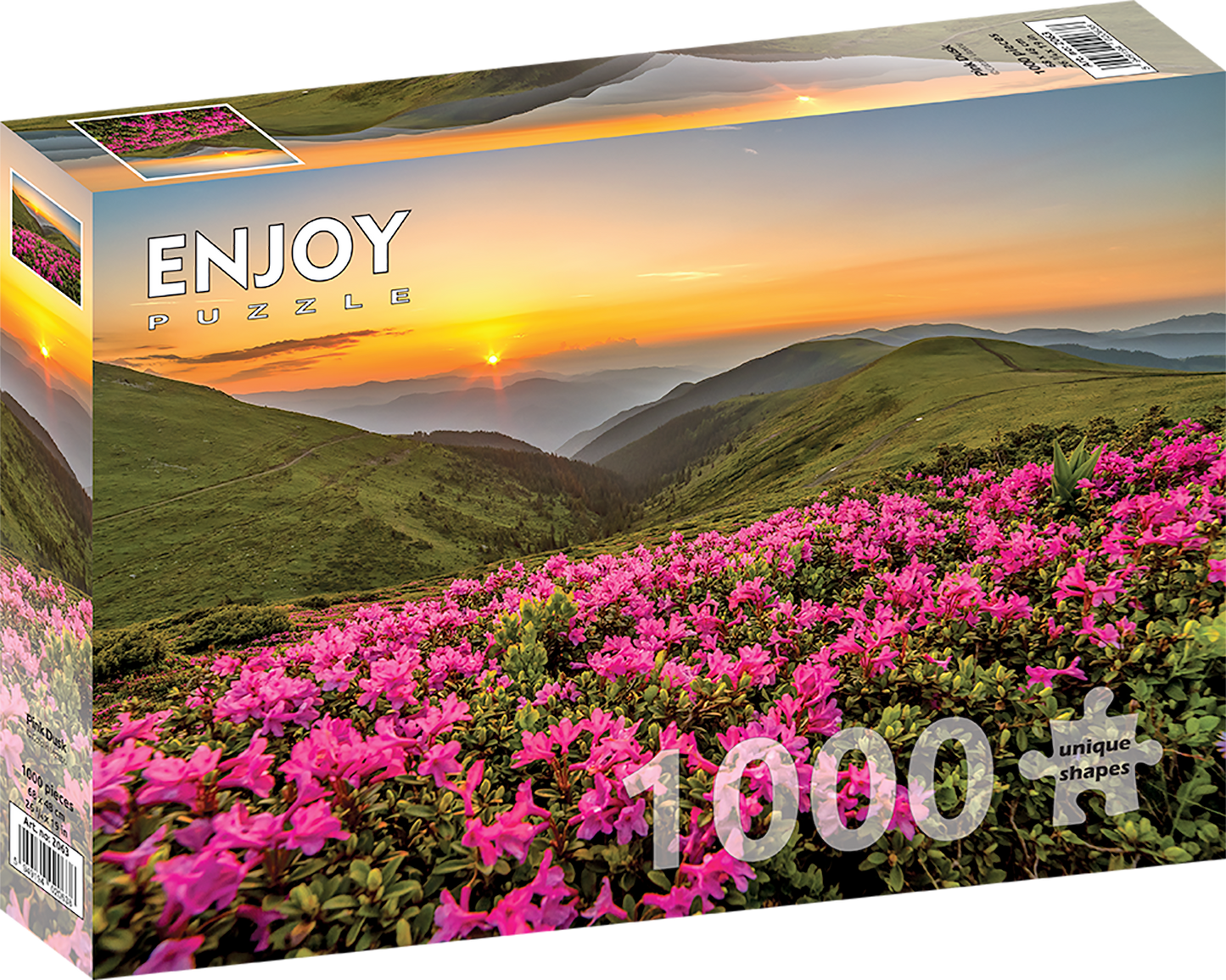 1000 Pieces Jigsaw Puzzle - Pink Dusk (2063)