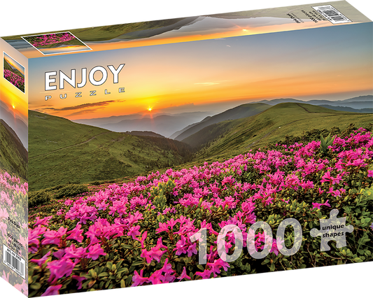 1000 Pieces Jigsaw Puzzle - Pink Dusk (2063)